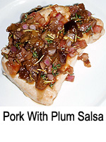 Pork With Plum Salsa