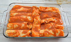 Pork and Squash Enchiladas with Enchilada Sauce