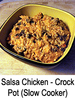 Salsa Chicken (Crock Pot)