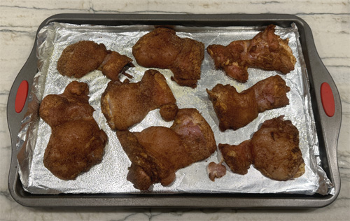 Chicken on a Boiler Pan