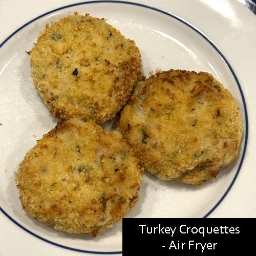 Turkey Croquettes - Air Fryer