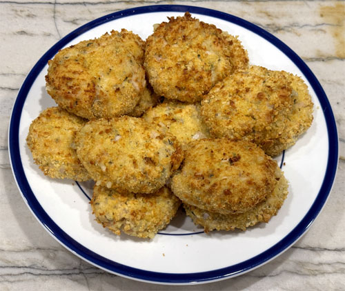 Turn over, lightly spritz with buttery cooking spray again and cook for an additional 4-5 minutes until golden brown.