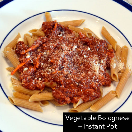 Vegetable Bolognese – Instant Pot