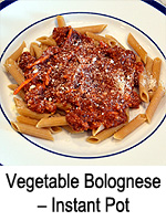 Vegetable Bolognese – Instant Pot