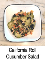 California Roll Cucumber Salad