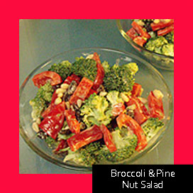 Broccoli & Pine Nut Salad