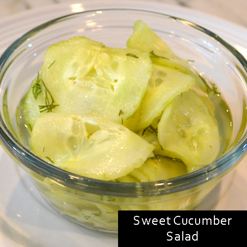 Sweet Cucumber Salad