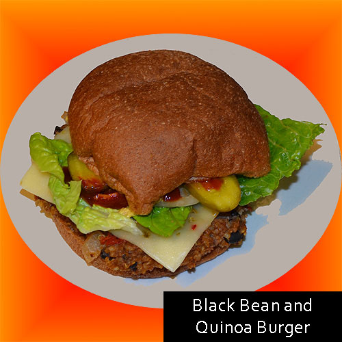 Black Bean and Quinoa Burger