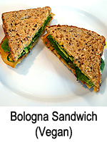 Fried Bologna Sandwich (Vegan)