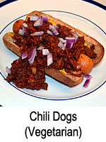 Chili Dogs (Vegetarian)