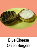 Blue Cheese Onion Burgers