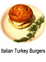 Italian Turkey Burgers