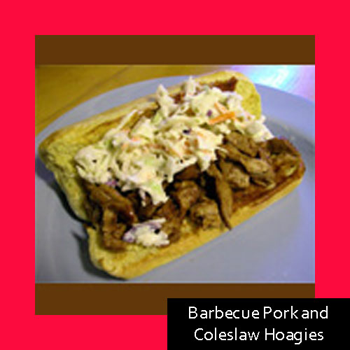 Barbecue Pork and Coleslaw Hoagies Picture