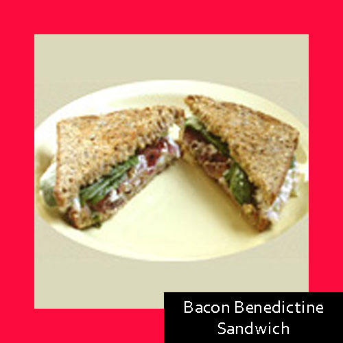Bacon Benedictine Sandwich