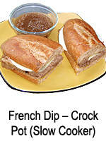 French Dip - Crock Pot (Slow Cooker)
