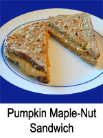 Pumpkin Maple-Nut Sandwich