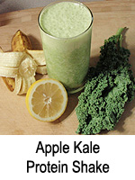 Apple Kale Protein Shake