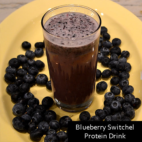 Blueberry Switchel Protein Drink