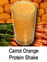 Carrot Orange Protein Shake