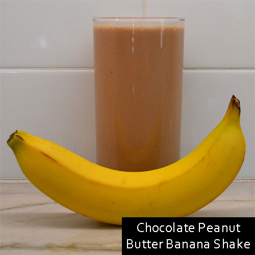 Chocolate Peanut Butter Banana Shake