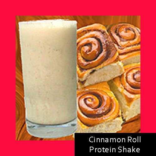 Cinnamon Roll Protein Shake
