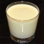 Eggnog Banana Protein Shake