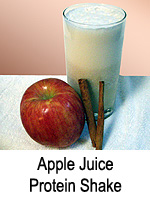 Apple Juice Protein Shake