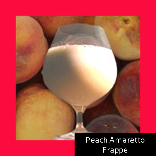 Peach Amaretto Frappe