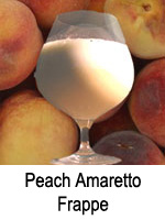 Peach Amaretto Frappe