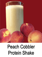 Peach Cobbler Protein Shake