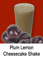 Plum Lemon Cheesecake Protein Shake