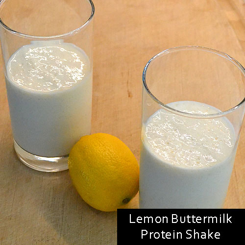Lemon Buttermilk Protein Shake
