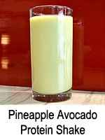 Pineapple Avocado Protein Shake