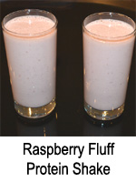 Raspberry Fluff Protein Shake