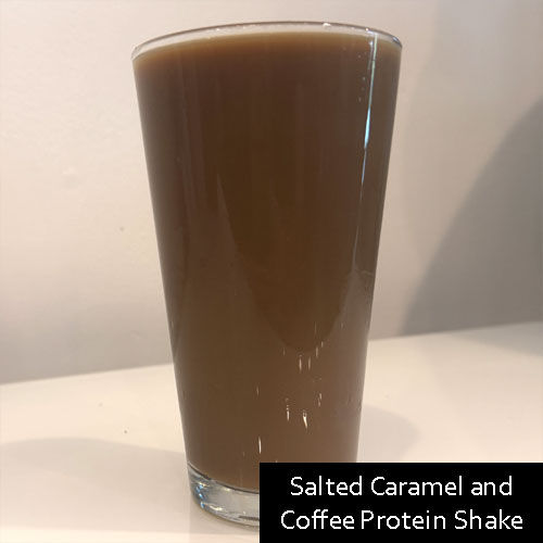 Salted Caramel and Coffee Protein Shake