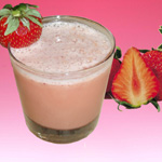 Strawberry-Ginger Protein Shake