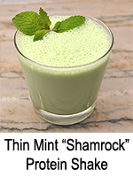 Thin Mint "Shamrock" Protein Shake