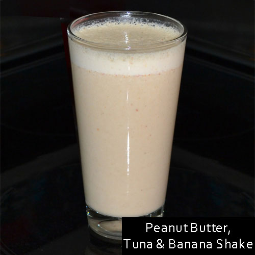 Peanut Butter, Tuna & Banana Shake