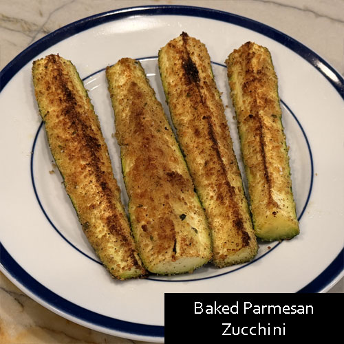 Baked Parmesan Zucchini
