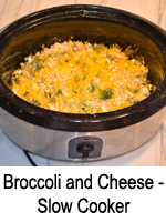 Broccoli and Cheese - Slow Cooker (Crock Pot)
