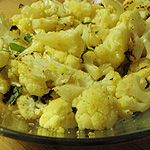 Cauliflower Baked with Olive Oil and Sage
