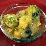 Brussels Sprouts with Mustard Sauce