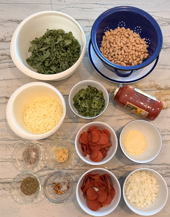 Pizza Beans Ingredients