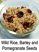 Wild Rice, Barley and Pomegranate Seeds
