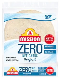 Mission Zero Net Carbs Original Soft Taco