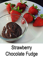 Strawberry Chocolate Fudge