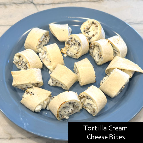 Tortilla Cream Cheese Bites