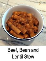 Beef, Bean and Lentil Stew