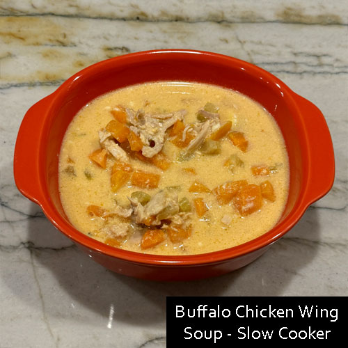 Buffalo Chicken Wing Soup - Slow Cooker