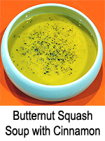Butternut Squash Soup with Cinnamon